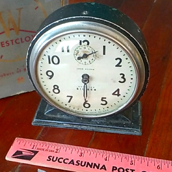 Westclox | Accents | Rare Vintage Westclox Big Ben 93s Alarm Clock ...